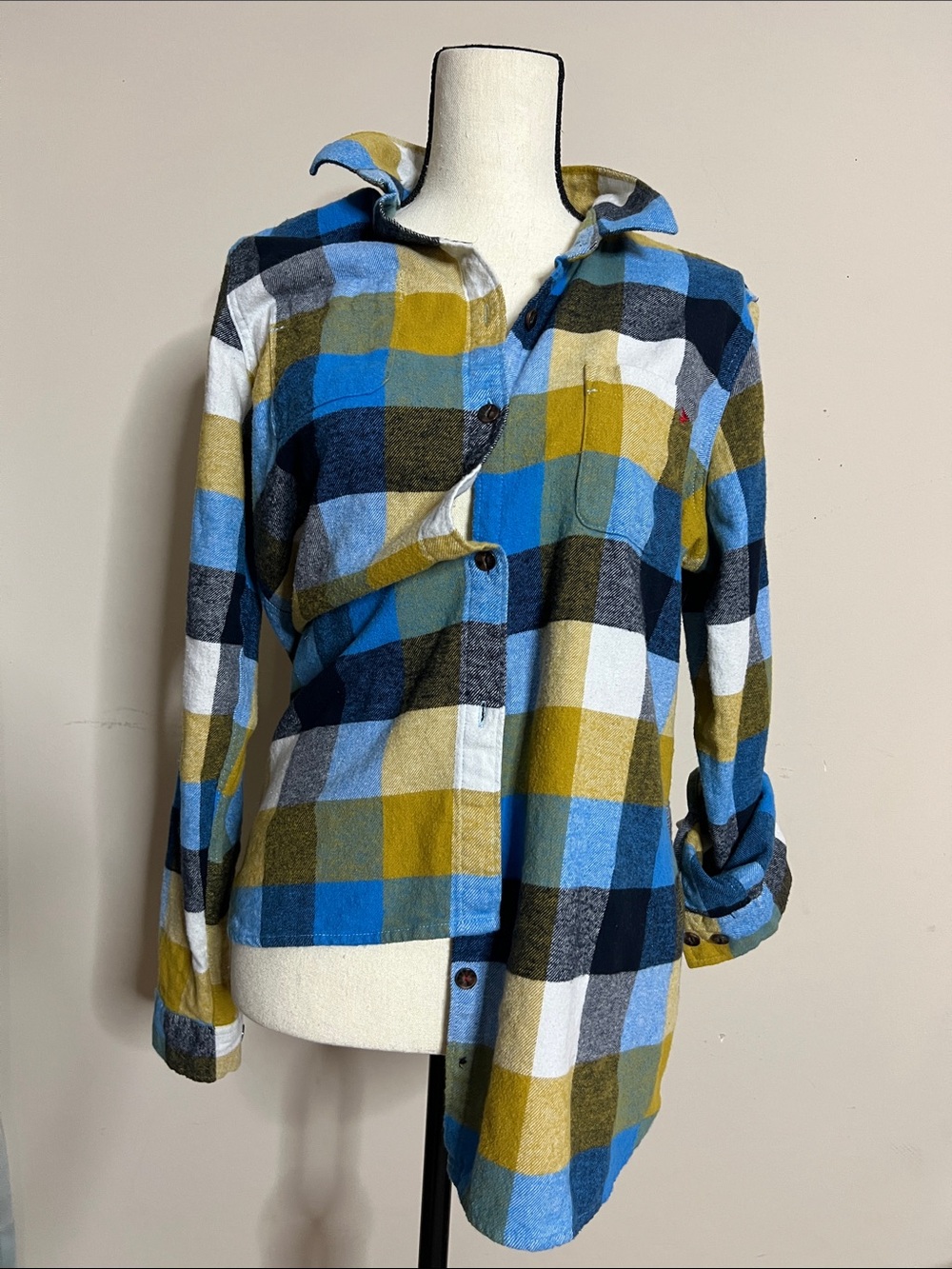 🌭🦋Woolly Plaid Women Flannel Top